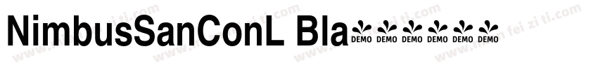 NimbusSanConL Bla字体转换